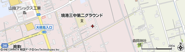 鳥取県境港市渡町2820周辺の地図