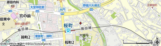 長野県飯田市大門町118周辺の地図