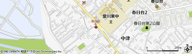 神奈川県愛甲郡愛川町中津183周辺の地図