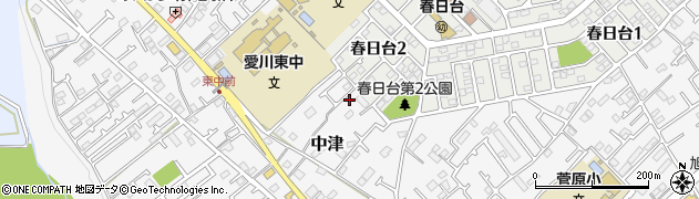 神奈川県愛甲郡愛川町中津1433周辺の地図