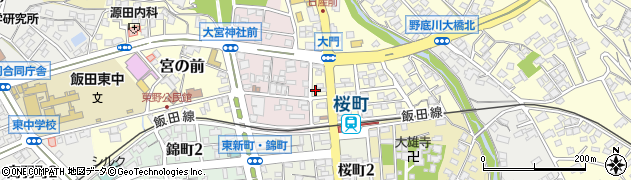 長野県飯田市大門町10周辺の地図