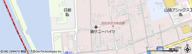 鳥取県境港市渡町3297周辺の地図