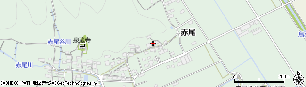 岐阜県山県市赤尾1109周辺の地図