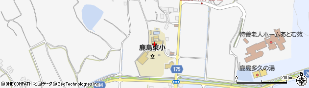 松江市立鹿島東小学校周辺の地図