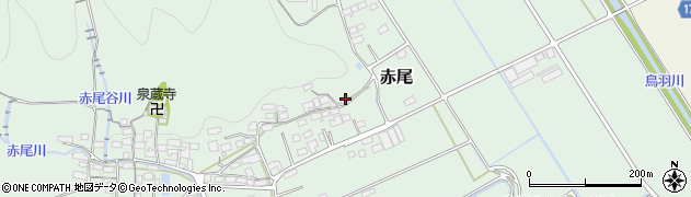 岐阜県山県市赤尾1110周辺の地図