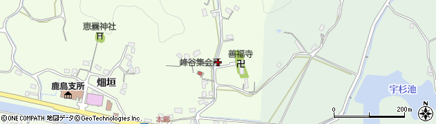 島根県松江市鹿島町佐陀本郷（峰谷）周辺の地図
