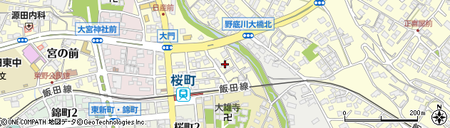 長野県飯田市大門町125周辺の地図
