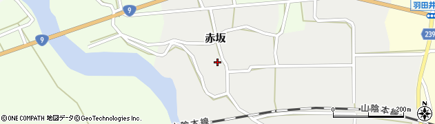 鳥取県西伯郡大山町赤坂412周辺の地図