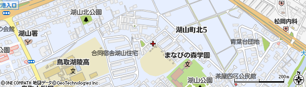 鳥取県鳥取市湖山町北5丁目周辺の地図