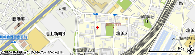 日本ビソー株式会社　レンタル横浜支店周辺の地図