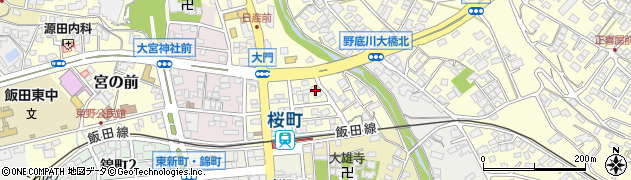 長野県飯田市大門町周辺の地図