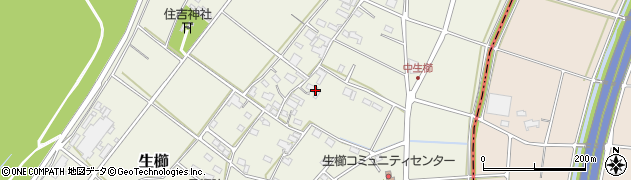 岐阜県美濃市生櫛793周辺の地図