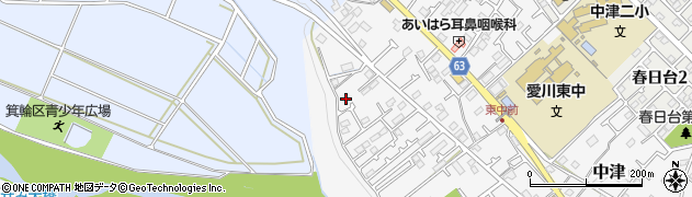 神奈川県愛甲郡愛川町中津12周辺の地図
