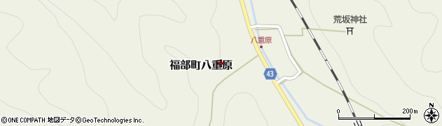 鳥取県鳥取市福部町八重原周辺の地図
