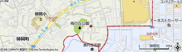 神奈川県横浜市港北区師岡町541周辺の地図