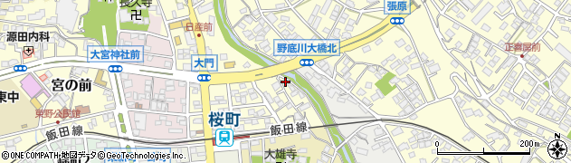 長野県飯田市大門町3743周辺の地図