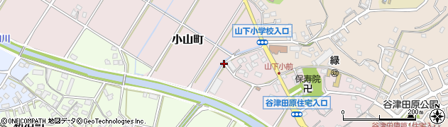 神奈川県横浜市緑区小山町周辺の地図