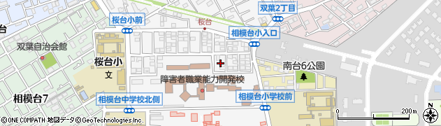 神奈川県相模原市南区桜台14周辺の地図