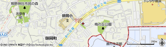 師岡仲谷戸第二公園周辺の地図