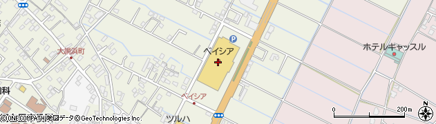 千葉銀行ベイシア大網白里店 ＡＴＭ周辺の地図
