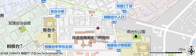 神奈川県相模原市南区桜台14-9周辺の地図