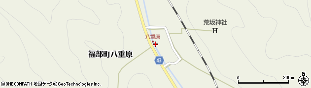 鳥取県鳥取市福部町八重原349周辺の地図