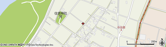 岐阜県美濃市生櫛周辺の地図