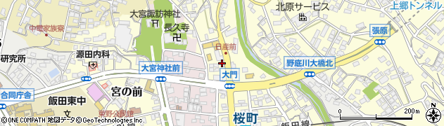 長野県飯田市大門町25周辺の地図