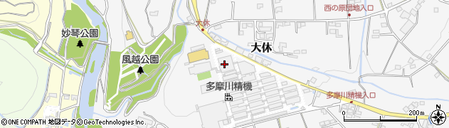 多摩川精機株式会社　本社総務部周辺の地図