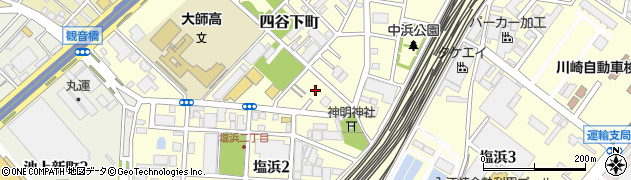 神奈川県川崎市川崎区四谷下町24周辺の地図