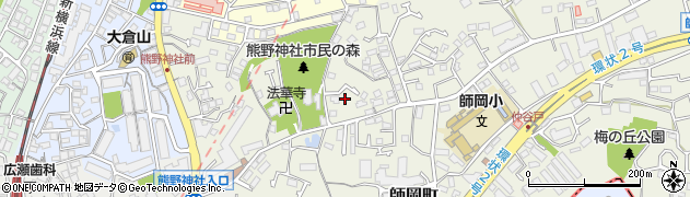 神奈川県横浜市港北区師岡町1103周辺の地図