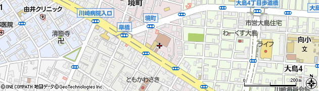 神奈川県川崎市川崎区境町11周辺の地図