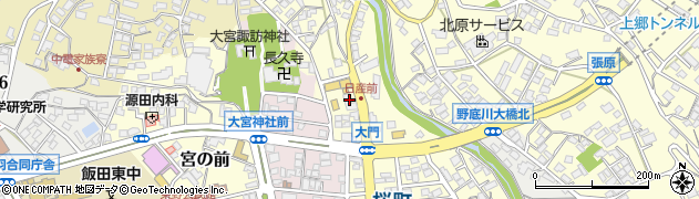 株式会社原鉄　飯田営業所周辺の地図