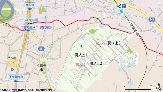 〒501-3211 岐阜県関市関ノ上の地図