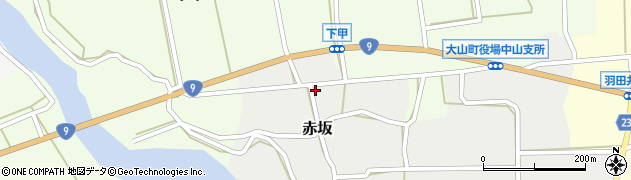 鳥取県西伯郡大山町赤坂341周辺の地図