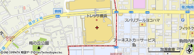 トレッサ横浜周辺の地図