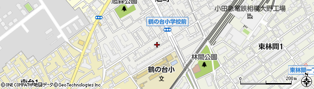 神奈川県相模原市南区旭町24-21周辺の地図