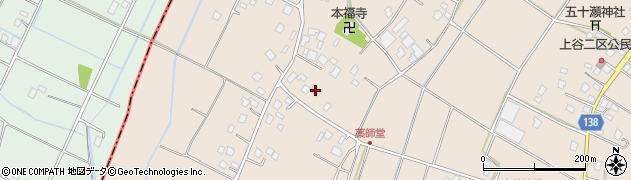 千葉県東金市上谷3050周辺の地図
