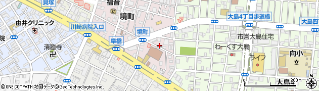 神奈川県川崎市川崎区境町13周辺の地図