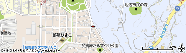 自治会館周辺の地図