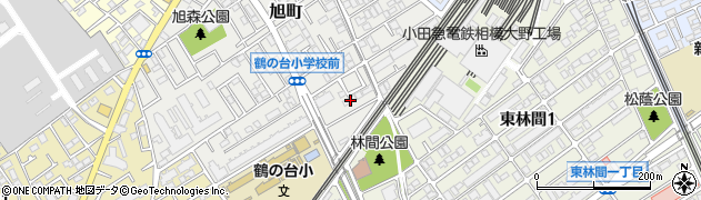 神奈川県相模原市南区旭町24-37周辺の地図