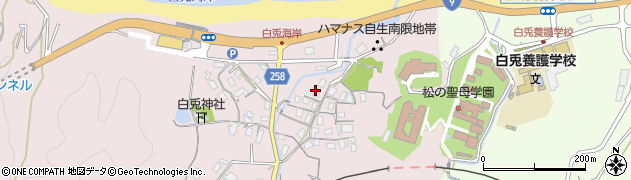 鳥取県鳥取市白兎周辺の地図