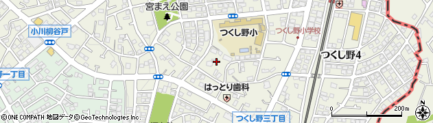 東京都町田市つくし野2丁目周辺の地図