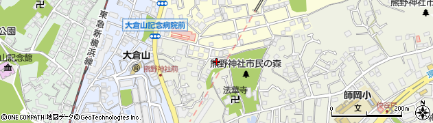 神奈川県横浜市港北区師岡町46周辺の地図