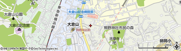 鹿鳴館大倉山周辺の地図
