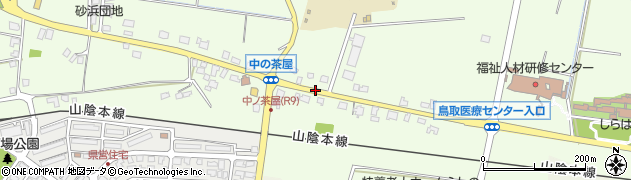 中ノ茶屋周辺の地図