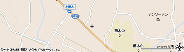 １００円ショップ苗木店周辺の地図