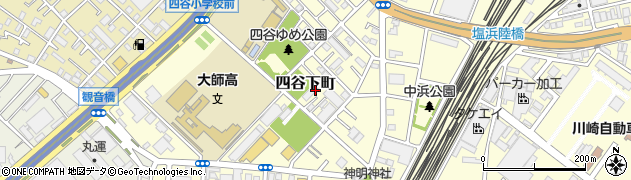 神奈川県川崎市川崎区四谷下町19周辺の地図