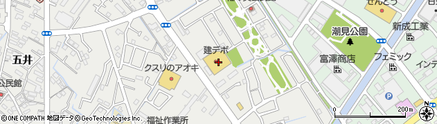 建デポ五井店周辺の地図