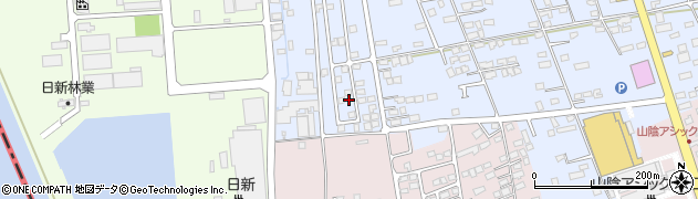 鳥取県境港市外江町3864周辺の地図